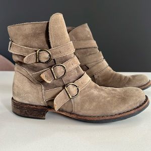 Fiorentini + Baker Women's Boots Edwin Eternity 3 Buckle Ankle Boot Size 38